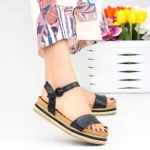 Frauen wt006 Sandalen schwarz Mei