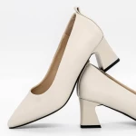 Crop Sohle Schuhe 267678 Creme | Gebildet