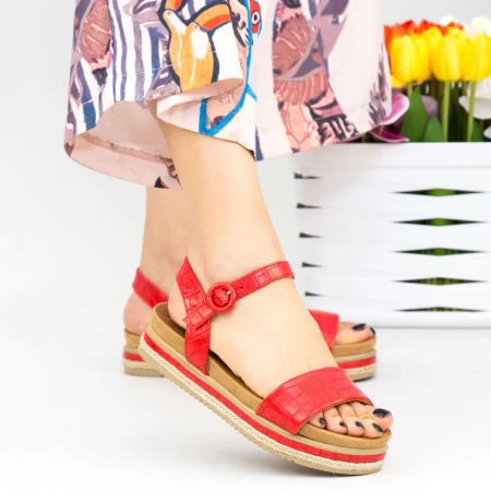 Frauen wt006 Sandalen rot | Mei