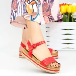 Frauen wt006 Sandalen rot | Mei