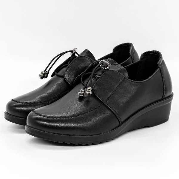 Frauenschuhe jeden Tag 5007 Schwarz Gebildet