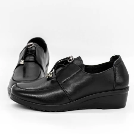 Frauenschuhe jeden Tag 5007 Schwarz Gebildet