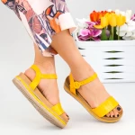 Frauensandalen wt006 gelb Mei
