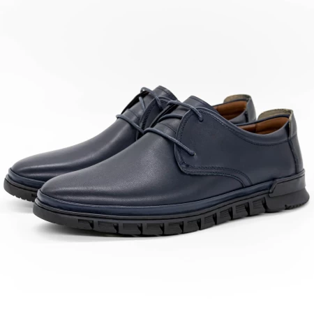 Herrenschuhe W2687-6 Blau Mels