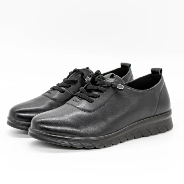 Frauenschuhe jeden Tag 18011 Schwarz Gebildet