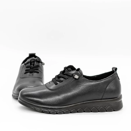 Frauenschuhe jeden Tag 18011 Schwarz Gebildet
