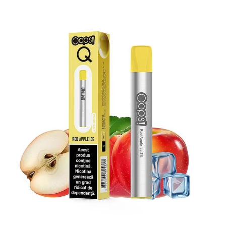 Elektronische One -Time -Zigarette -Hoppla! Q Red Apple Ice | Hoppla