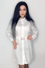 Frauenkleid R8383 Weiß | Kikiriki