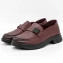 Frauenschuhe täglich N221 Wiśniowy | Gebildet