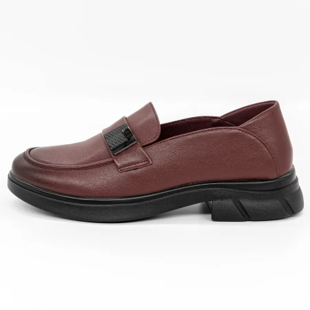 Frauenschuhe täglich N221 Wiśniowy | Gebildet