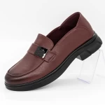 Frauenschuhe täglich N221 Wiśniowy | Gebildet
