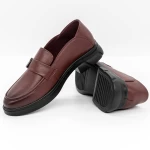 Frauenschuhe täglich N221 Wiśniowy | Gebildet