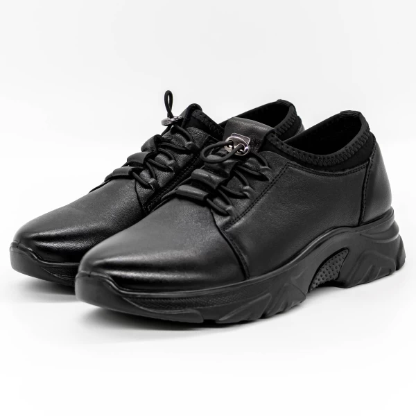Frauenschuhe jeden Tag N3299 Schwarz Gebildet
