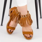 Frauen LE202 Sandalen hellbraun Mei