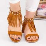 Frauen LE202 Sandalen hellbraun Mei