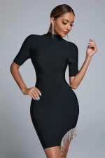 Frauenkleid R2305 Schwarz Neue Ära