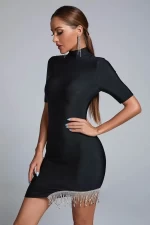 Frauenkleid R2305 Schwarz Neue Ära