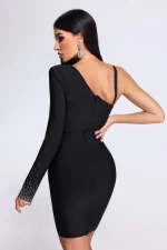Frauenkleid R2307 Schwarz Neue Ära