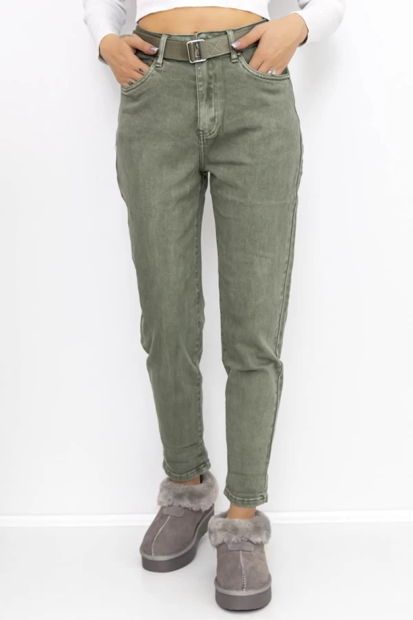 Frauen-Denimjacke KS138-12 Green | Gesicht