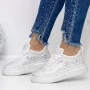 Frauen -Sneaker 3WL86 Silber Mei