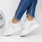 Frauen -Sneaker 3WL86 Silber Mei