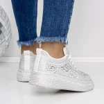 Frauen -Sneaker 3WL86 Silber Mei