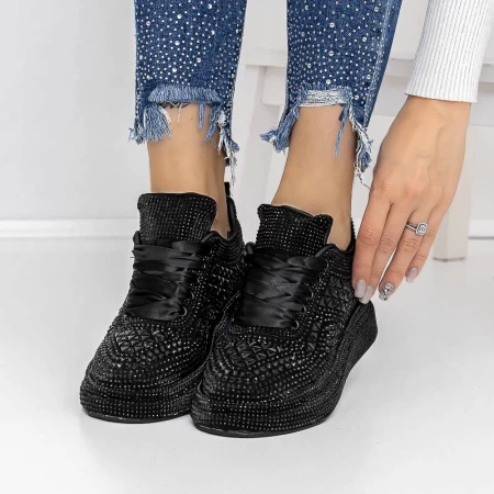 Frauen -Sneaker 3WL86 Schwarz Mei