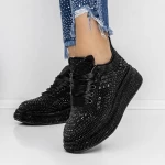 Frauen -Sneaker 3WL86 Schwarz Mei