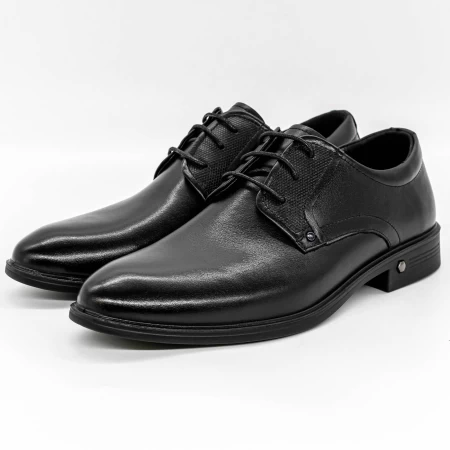 Herrenschuhe 1D0501 Schwarz | Eldemas