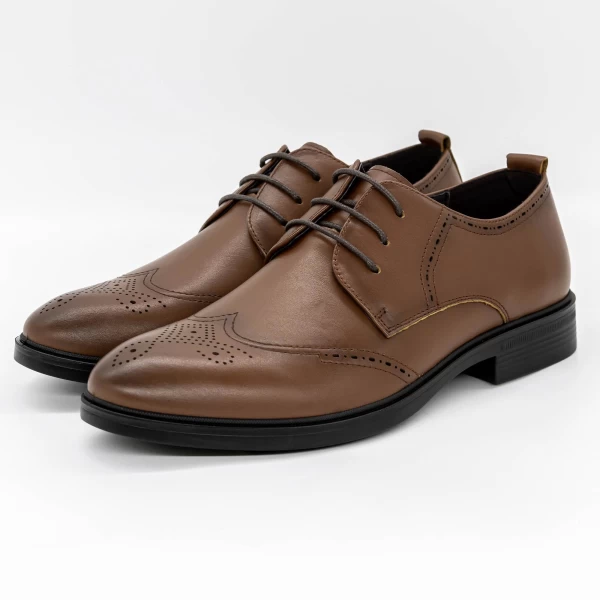 Herrenschuhe 1D8056 Brown Eldemas