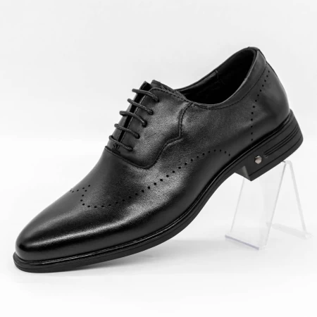 Herrenschuhe F066-025 Schwarz | Eldemas
