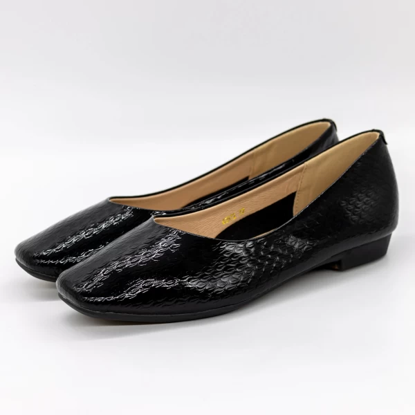 Ballerinas 60372 Schwarz Gebildet