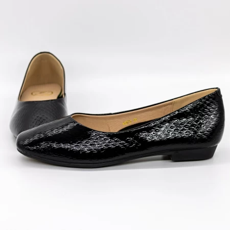 Ballerinas 60372 Schwarz Gebildet