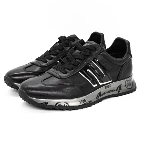 Männer Sportschuhe A8899-1 Schwarz Franco Gerardo