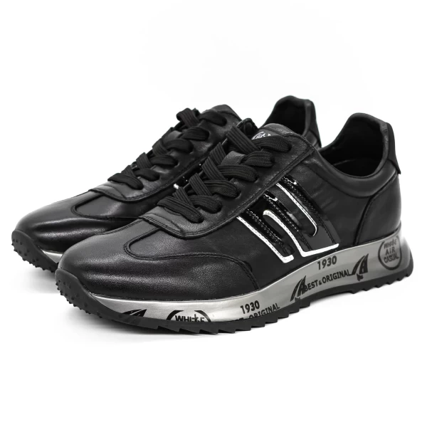 Männer Sportschuhe A8899-1 Schwarz Franco Gerardo