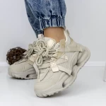 Frauen -Sneaker 3WL103 Grau Mei