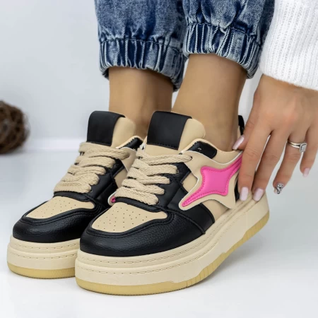 Frauen -Sneaker 3WL160 Brown Mei
