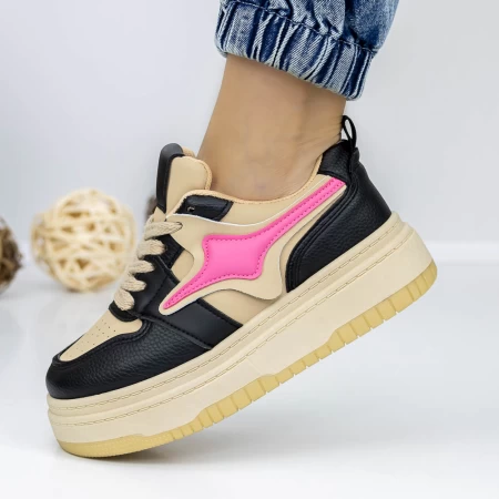 Frauen -Sneaker 3WL160 Brown Mei