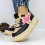 Frauen -Sneaker 3WL160 Brown Mei