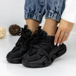 Frauen -Sneaker 3WL103 Schwarz Mei