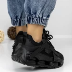 Frauen -Sneaker 3WL103 Schwarz Mei