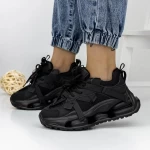 Frauen -Sneaker 3WL103 Schwarz Mei