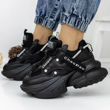 Sportschuhe auf der 3WL102 -Plattform schwarz | Mei
