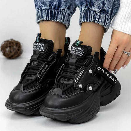 Sportschuhe auf der 3WL102 -Plattform schwarz | Mei
