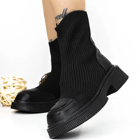 Frauenstiefel im Frühling-Autumn 3WL153 Black | Mei