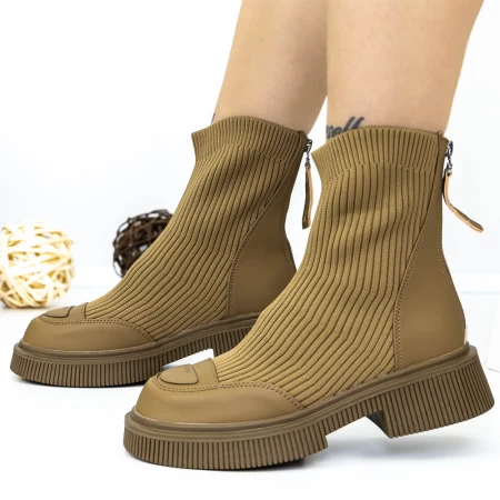 Frauenstiefel im Frühjahr im Frühjahr 3WL153 Brown | Mei