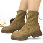 Frauenstiefel im Frühjahr im Frühjahr 3WL153 Brown | Mei