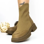Frauenstiefel im Frühjahr im Frühjahr 3WL153 Brown | Mei
