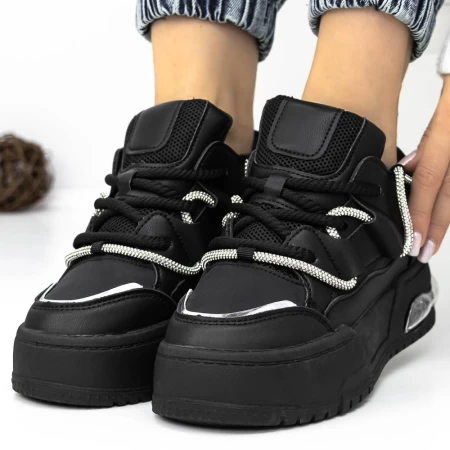 Frauen -Sneaker 3WL159 Black | Mei