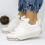 Frauen -Sneaker 3WL105 Beige Mei